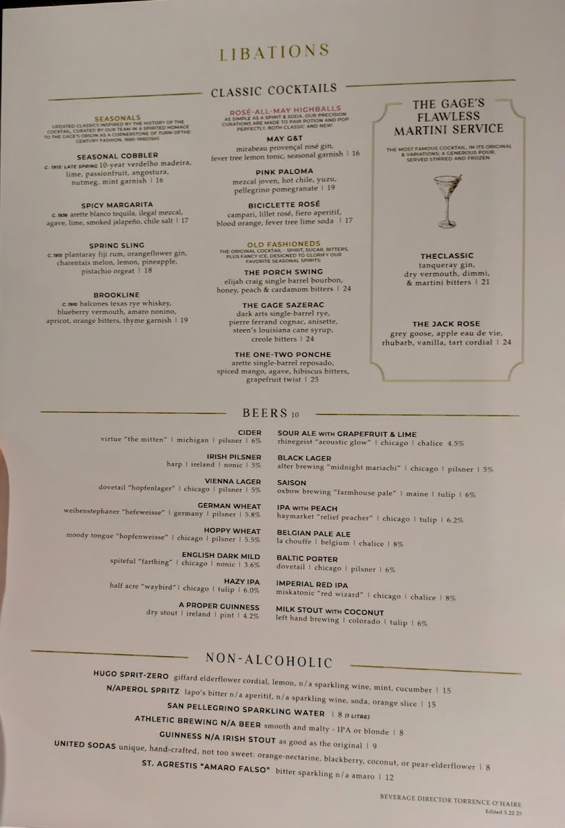 The Gage Menu - Image 4